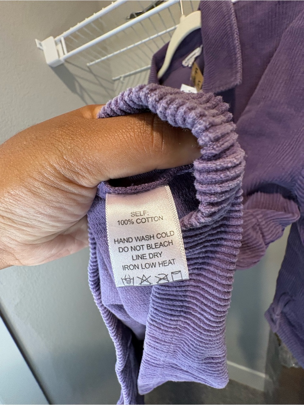 eesome Purple Corduroy Utility Jacket - Picture 9 of 10